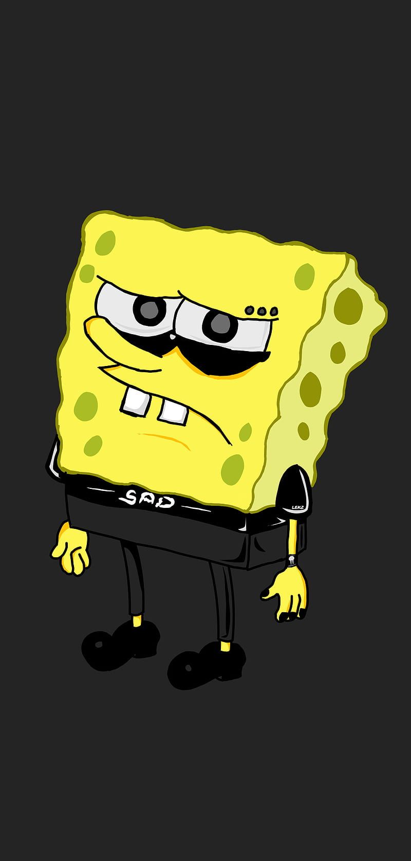 800x1675 HD sad spongebob wallpaper