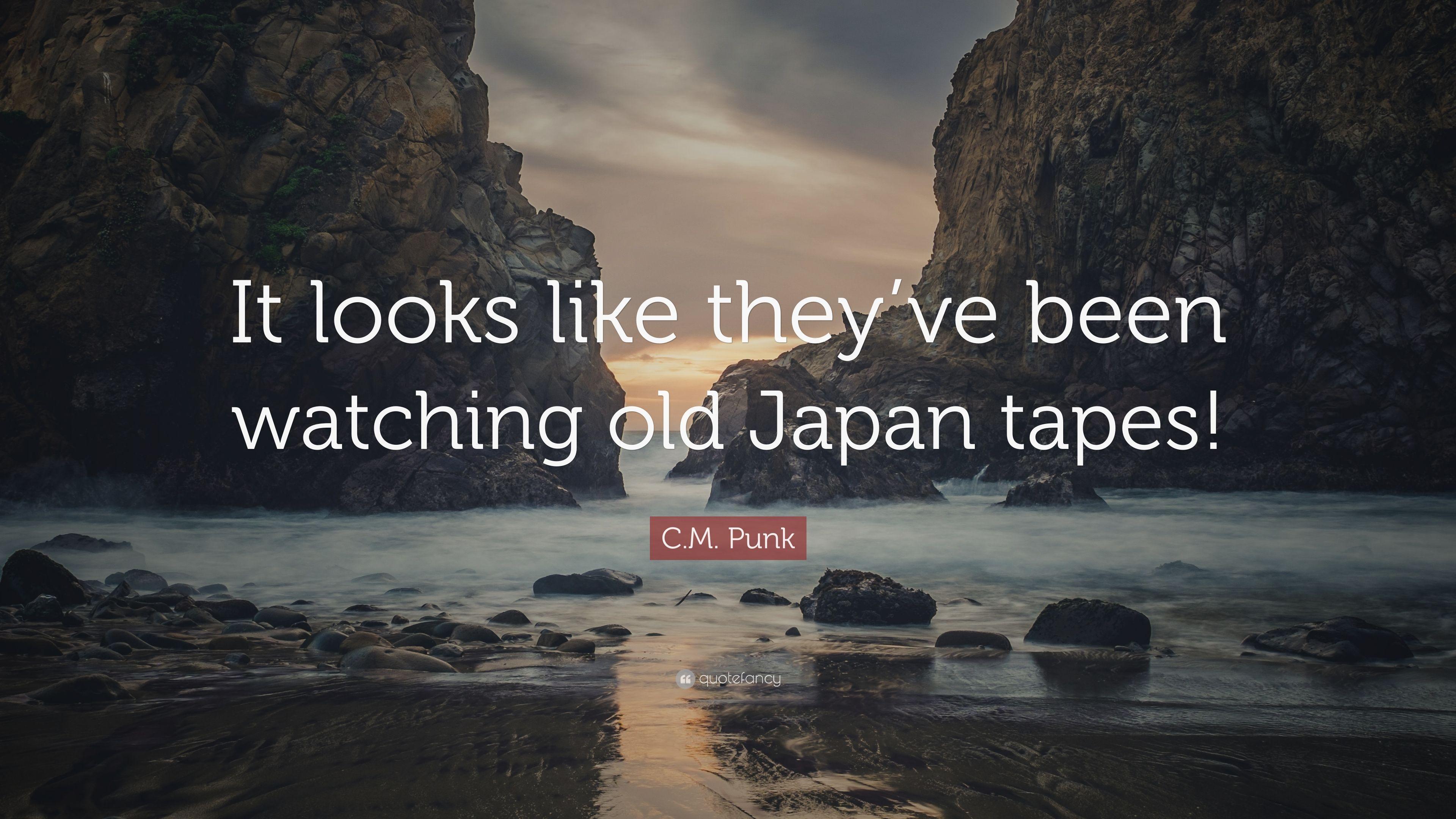 3840x2160 C.M. Punk Quote: “It looks like they've been watching old Japan