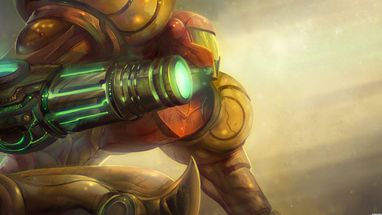 1244x700 Metroid Prime Samus Aran Power Suit Power Armor Arm Cannon