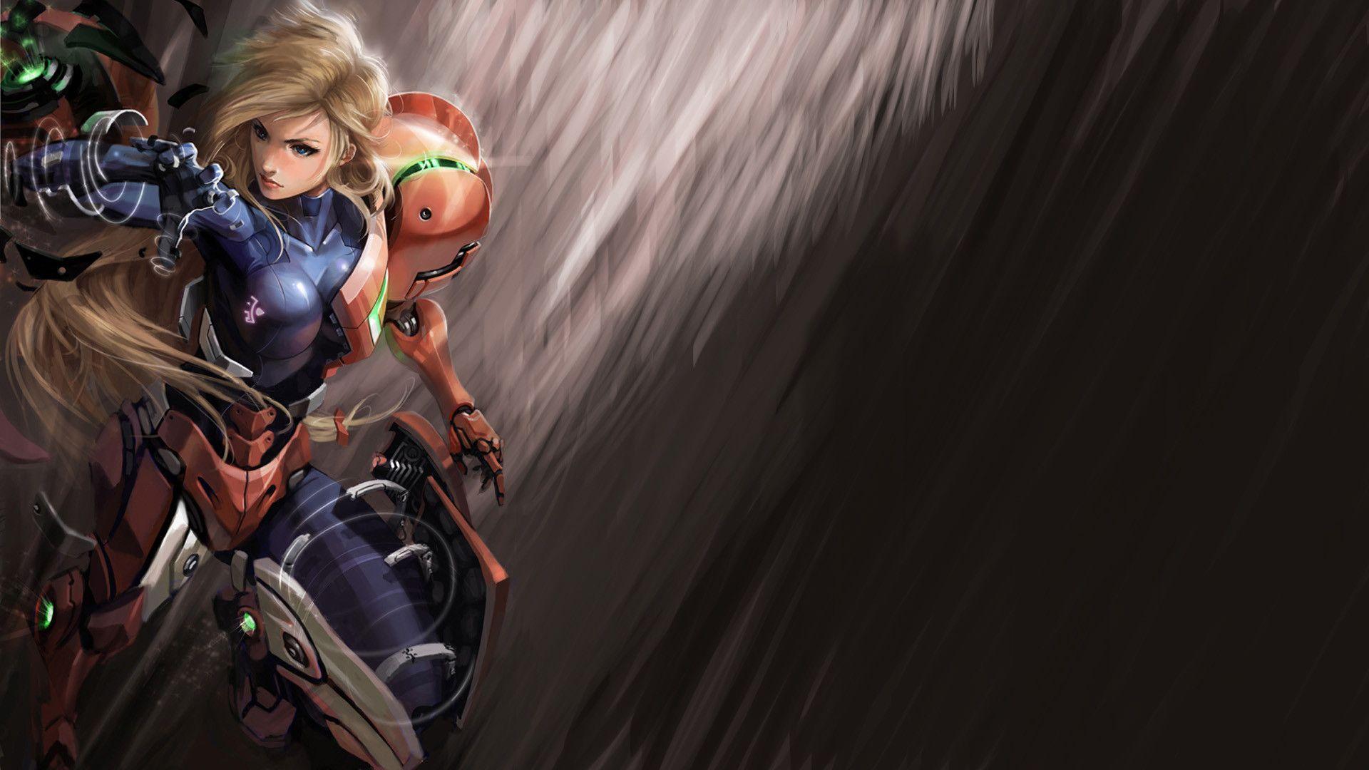 1920x1080 video Games, Metroid, Samus Aran, Bodysuit, Fantasy Art, Power