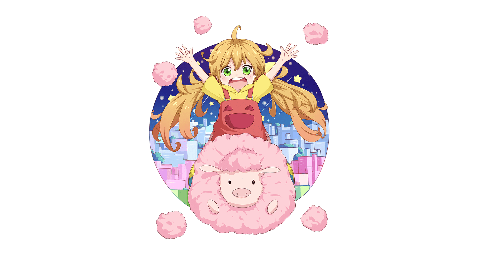 1920x1080 Sweetness and Lightning: Tsumugi Inuzuka HD Anime Wallpaper from Amaama to Inazuma