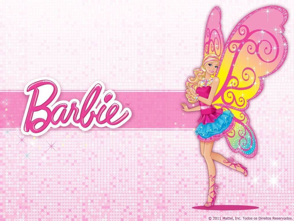 1024x768 Download Magical Adventures Await With Barbie Fairytopia Wallpaper