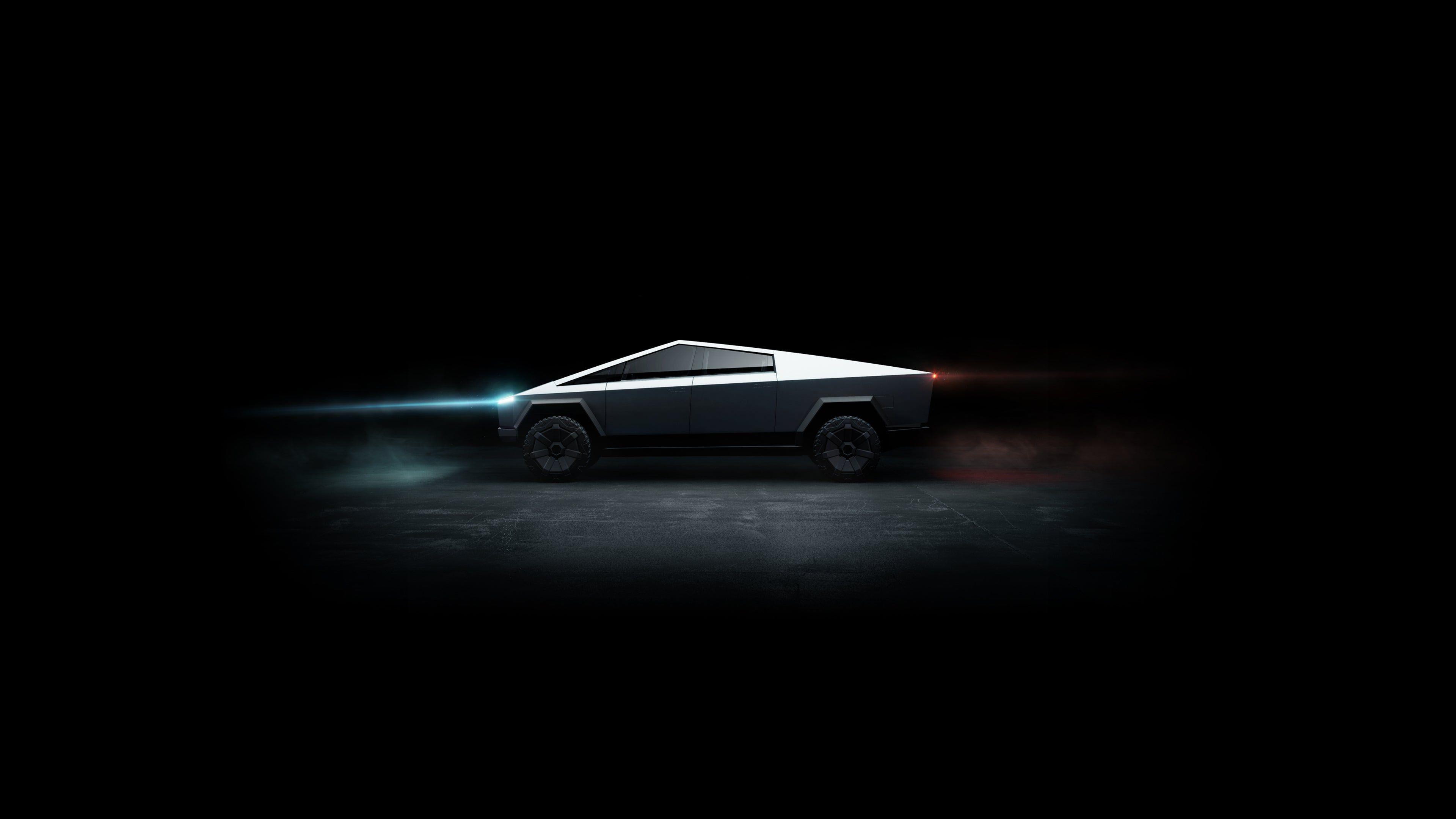 3840x2160 Cyber Truck wallpaper. Trucks, Cyber, Mini bus