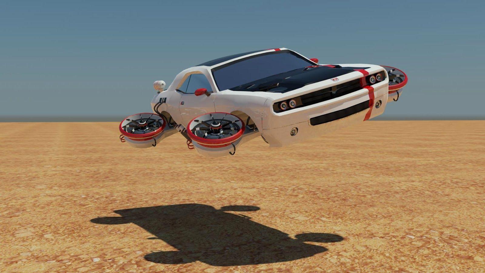 1600x900 Preview Flying Car Wallpaper