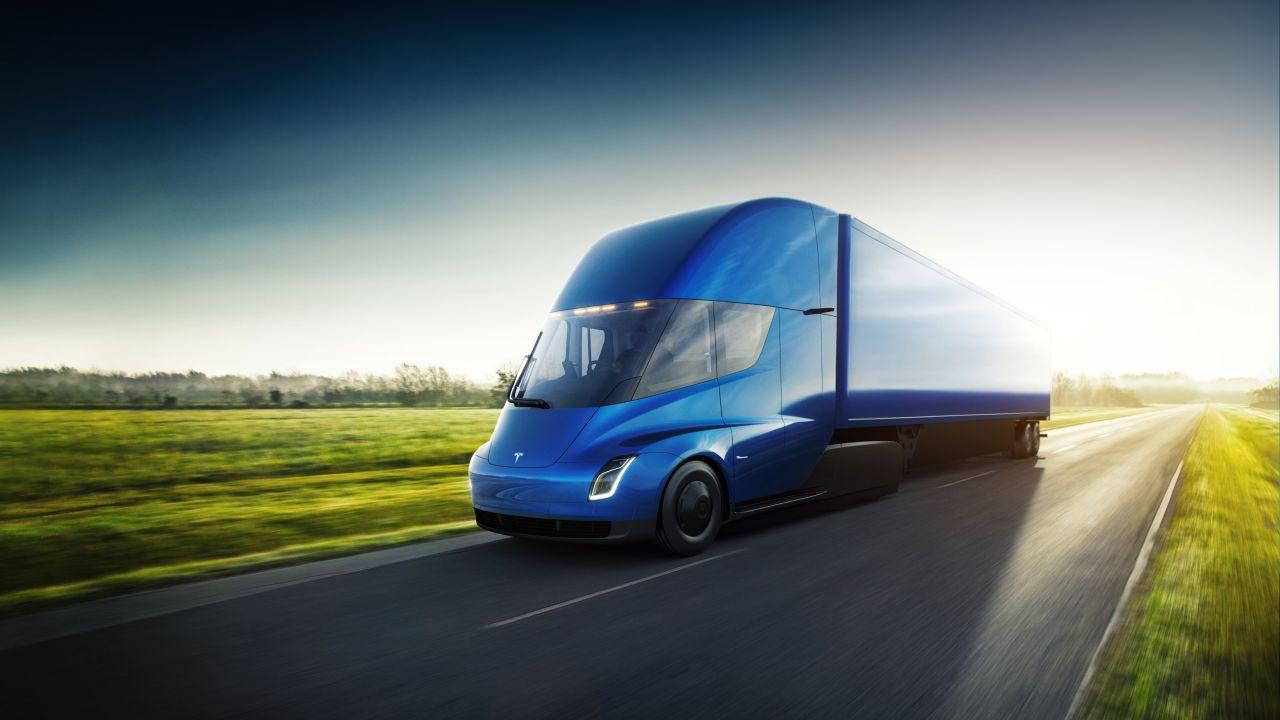 1280x720 Tesla Semi Electric Truck Wallpaper