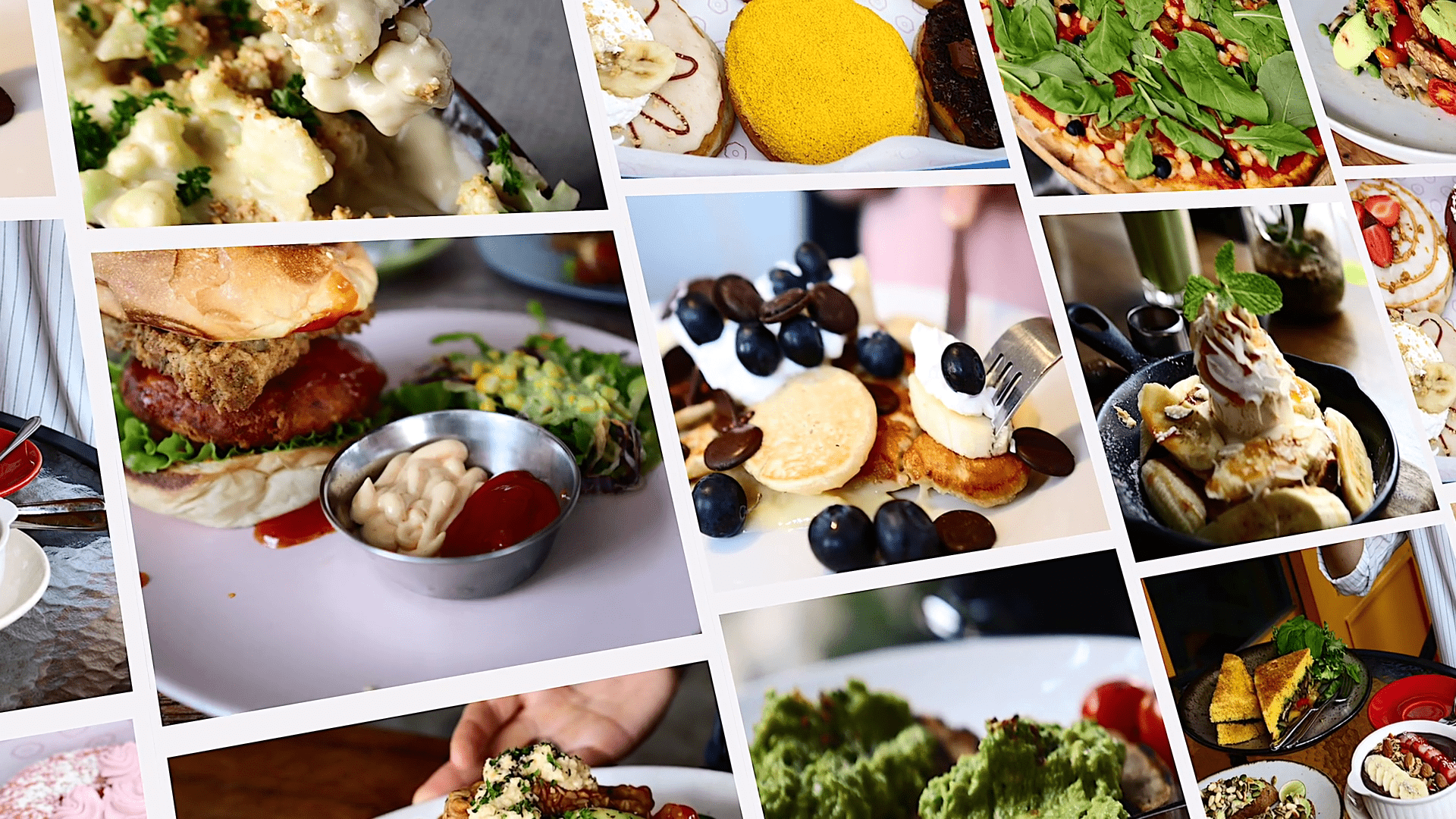 1920x1080 Food Collage Stock Footage: Royalty Free Video Clips