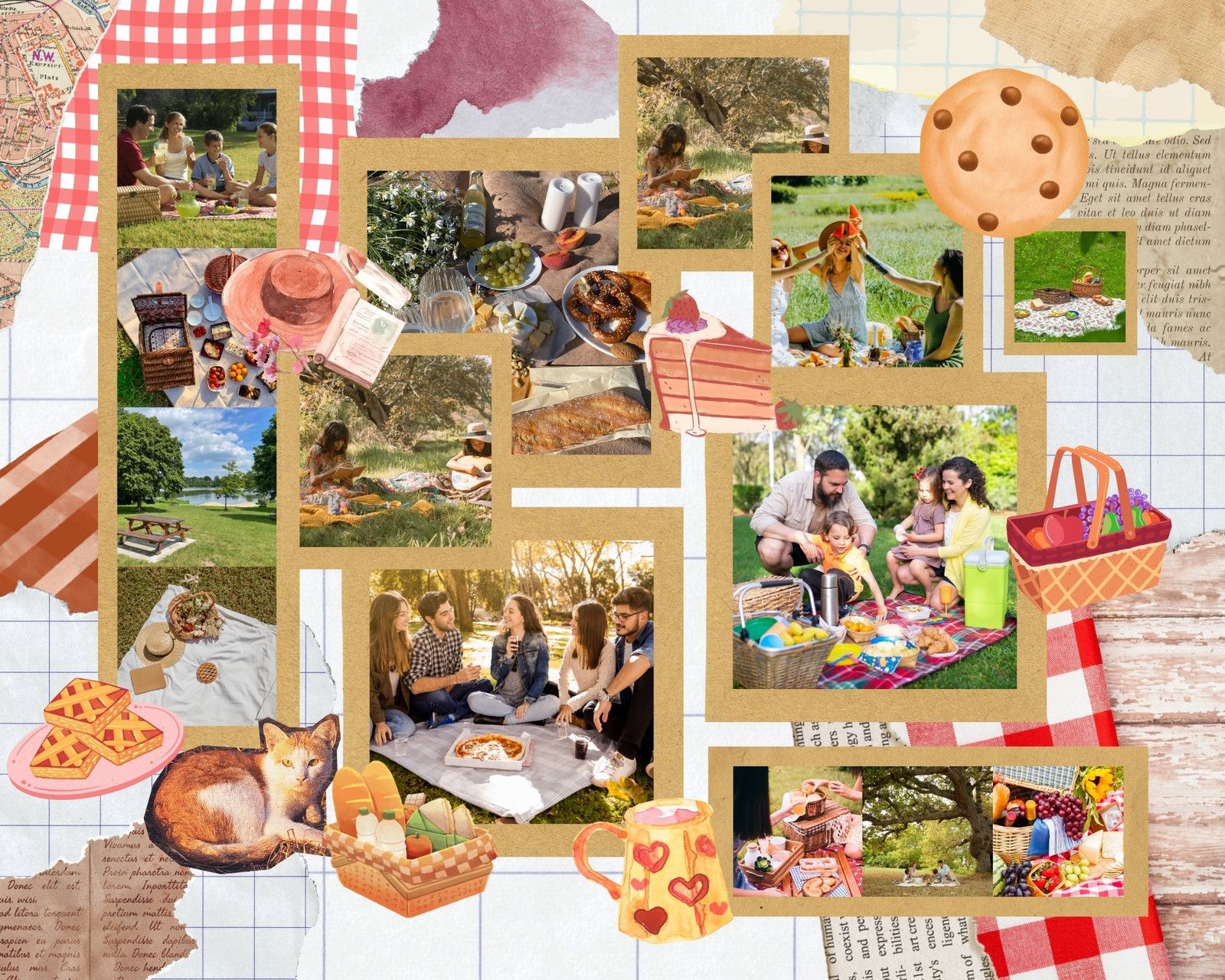 1600x1280 Food Photo Collage Templates Online