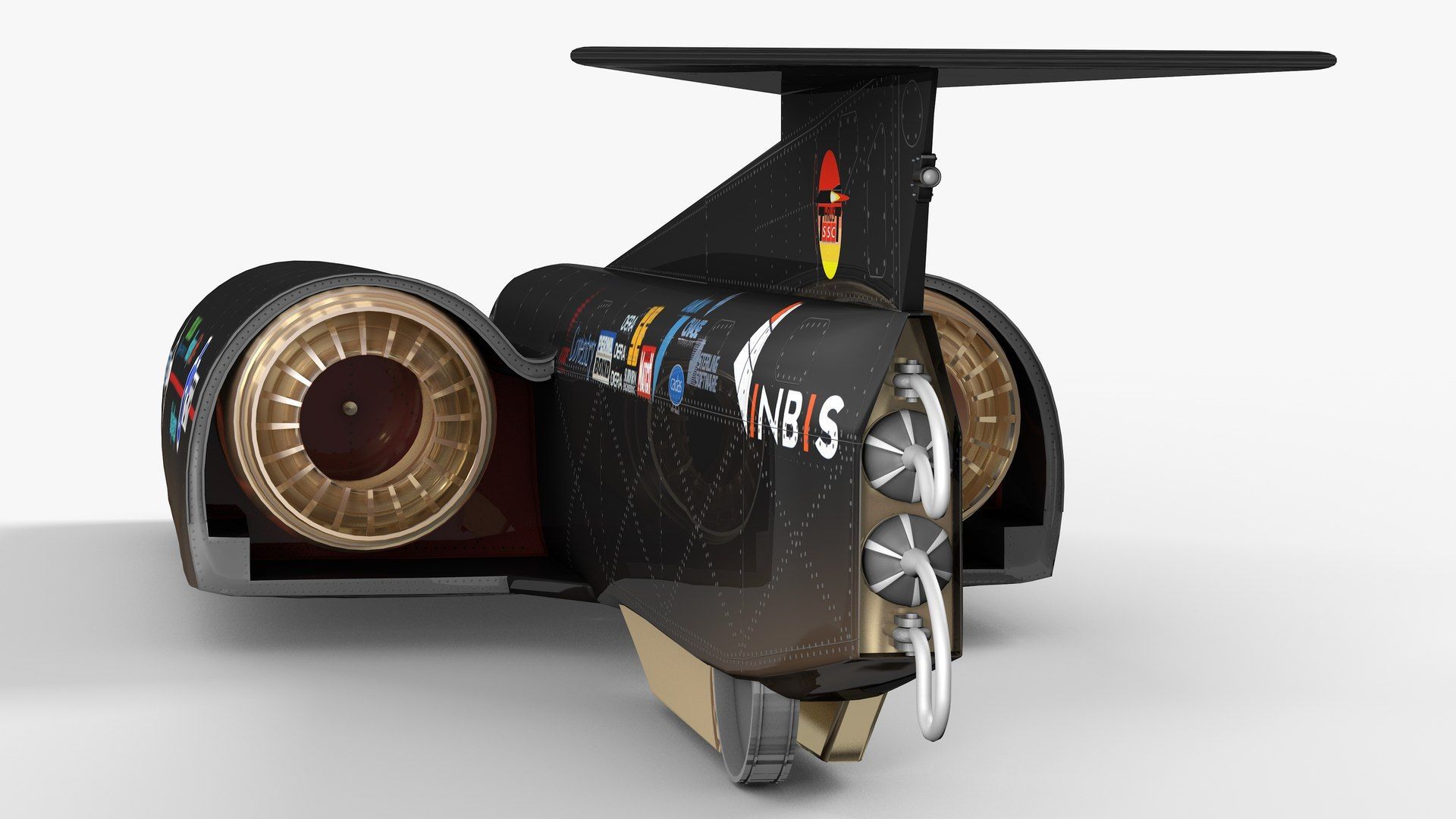 1920x1080 3D Thrust SCC Land Speed Record Jet Car
