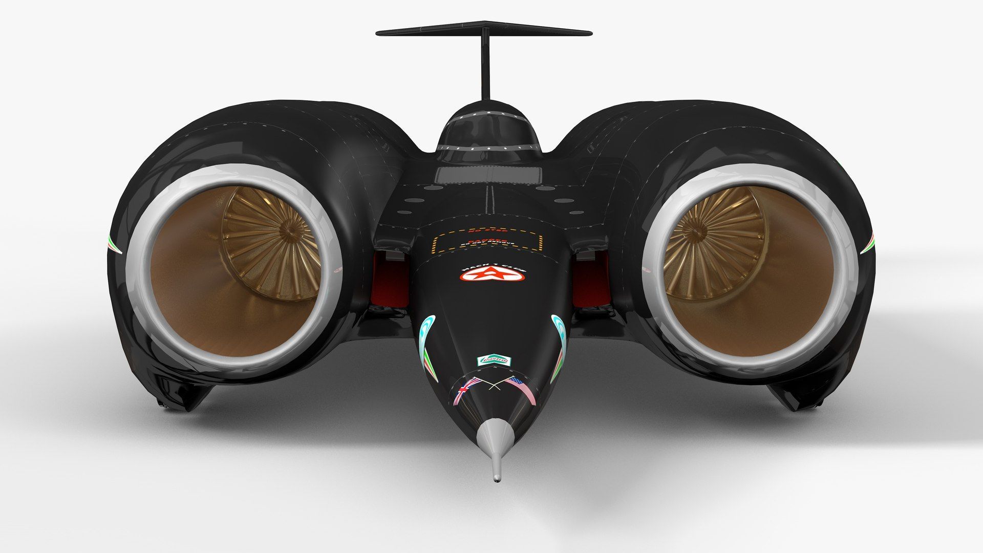 1920x1080 3D Thrust SCC Land Speed Record Jet Car