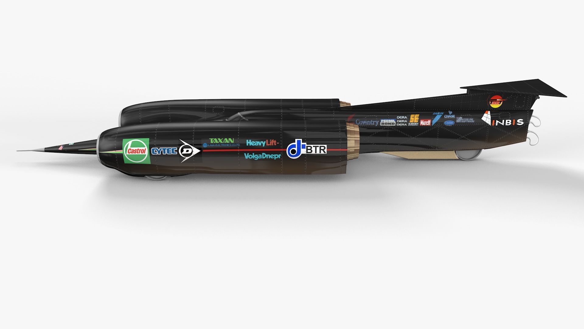 1920x1080 3D Thrust SCC Land Speed Record Jet Car