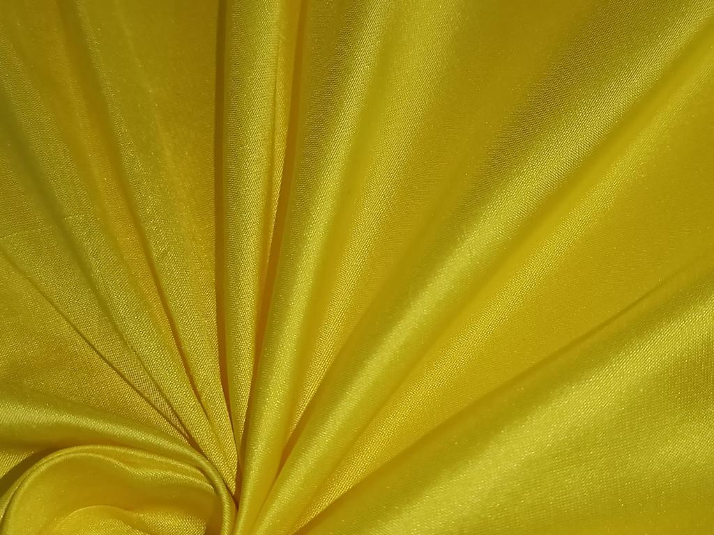1024x768 100% Pure silk dupion FABRIC bright lemon yellow color 54 wide DUP291