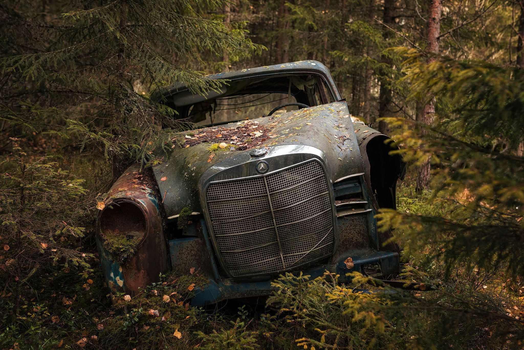 2048x1368 old, Car, Wreck, Vehicle, Mercedes Benz, Mercedes Benz W120 Wallpaper HD / Desktop and Mobile Background