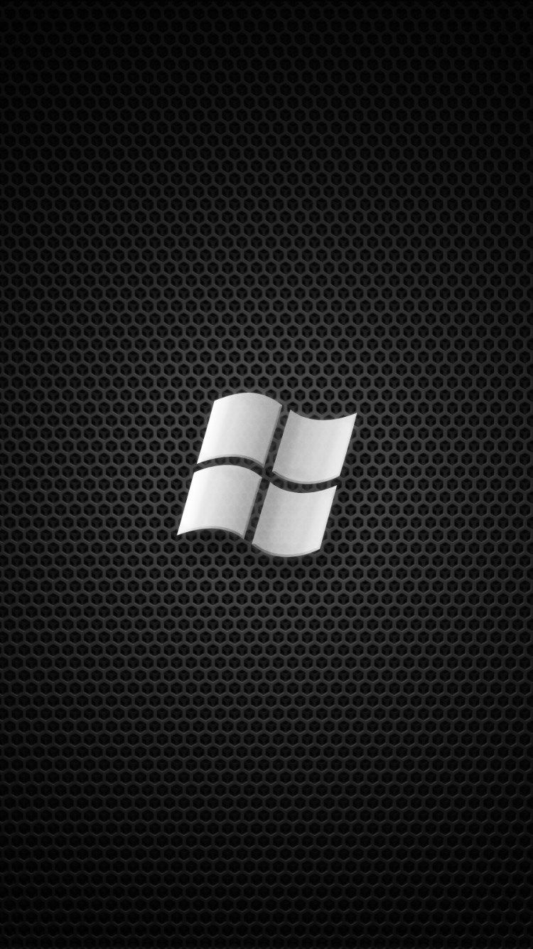 750x1334 Windows Logo Dark Background iPhone 8 Wallpaper Free Download