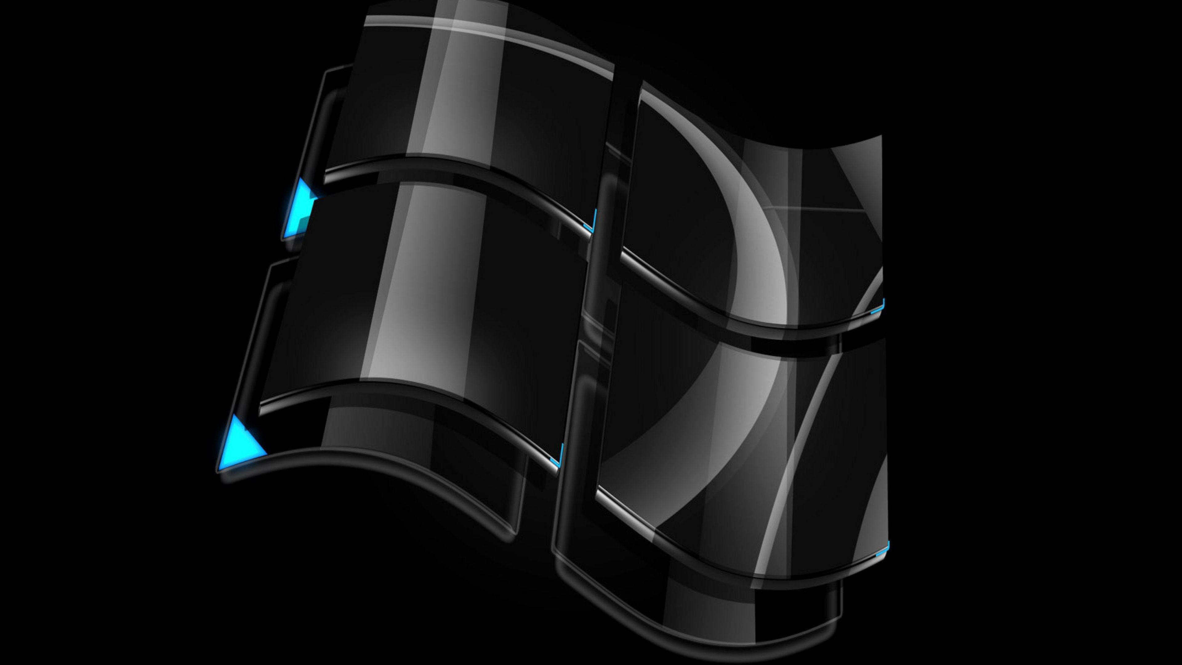 3840x2160 Wallpaper Black and White 3 d Illustration, Background Free Image