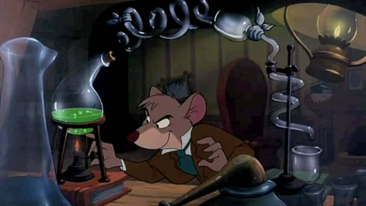 1280x720 Download The Great Mouse Detective, Olivia, and Dr. Dawson Wallpaper