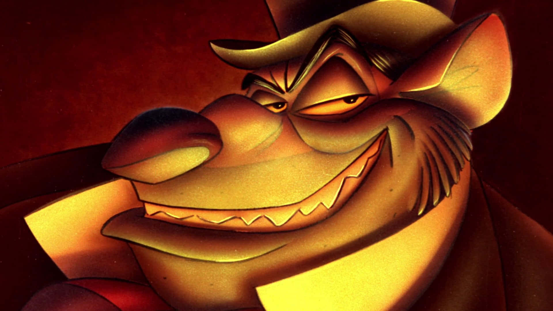 1920x1080 Download Basil and Dr. Dawson on a thrilling adventure in The Great Mouse Detective Wallpaper