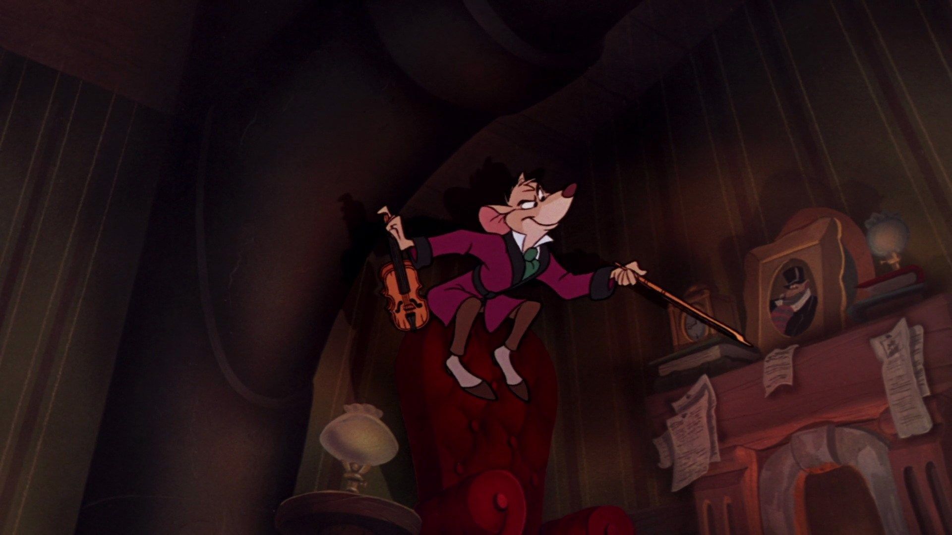 1920x1080 CRAFT: Ratigan's Portrait (The Great Mouse Detective)