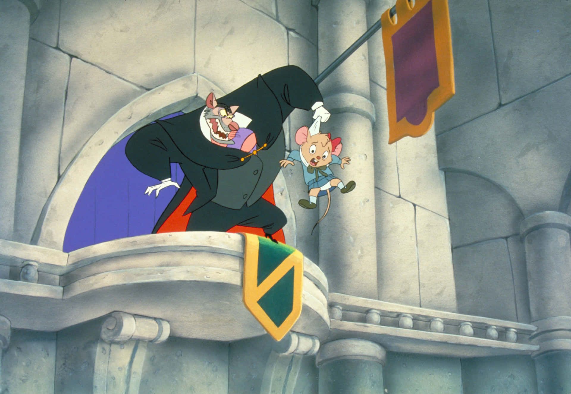 1920x1327 Download The Great Mouse Detective and his friends on an adventure Wallpaper