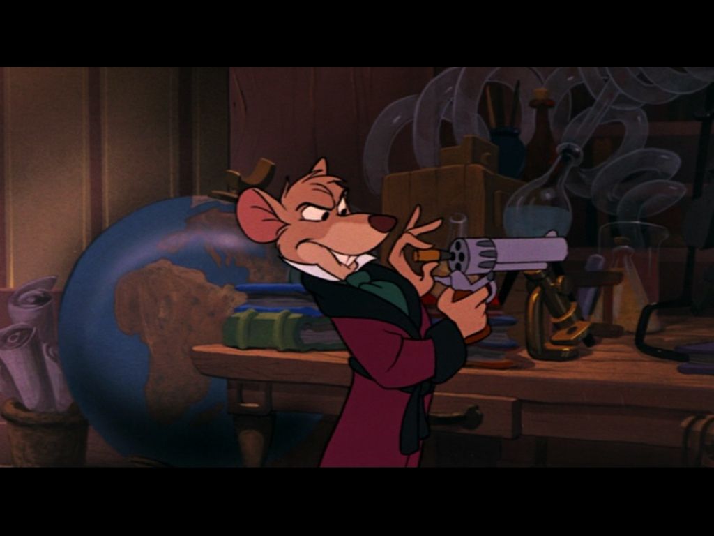 1024x768 The Great Mouse Detective (1986). Screencap from the 2010 M