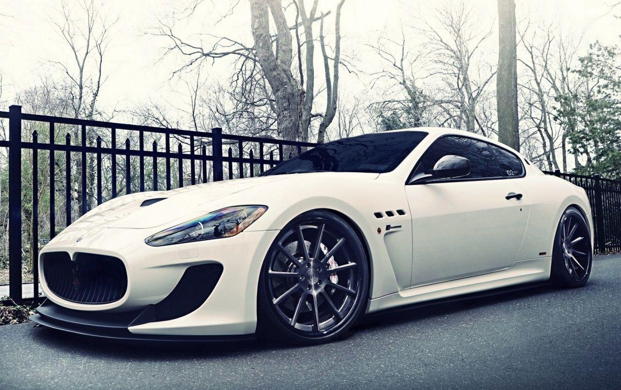 1280x804 White Maserati GranTurismo S wallpaper. White Maserati GranTurismo S