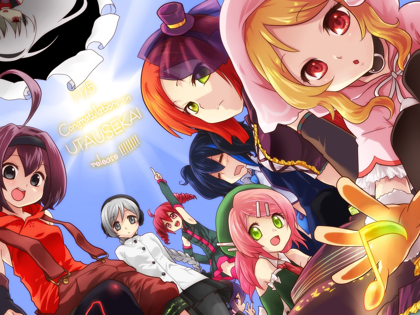 1600x1200 UTAU Wallpaper by Oumi Sanaka Anime Image Board
