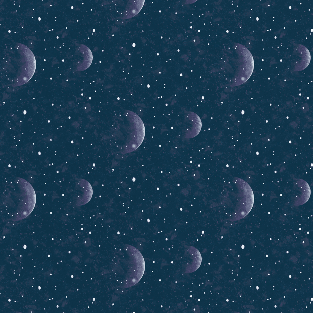 1000x1000 Superfresco Superfresco Glow in the Dark Planetarium Blue Wallpaper