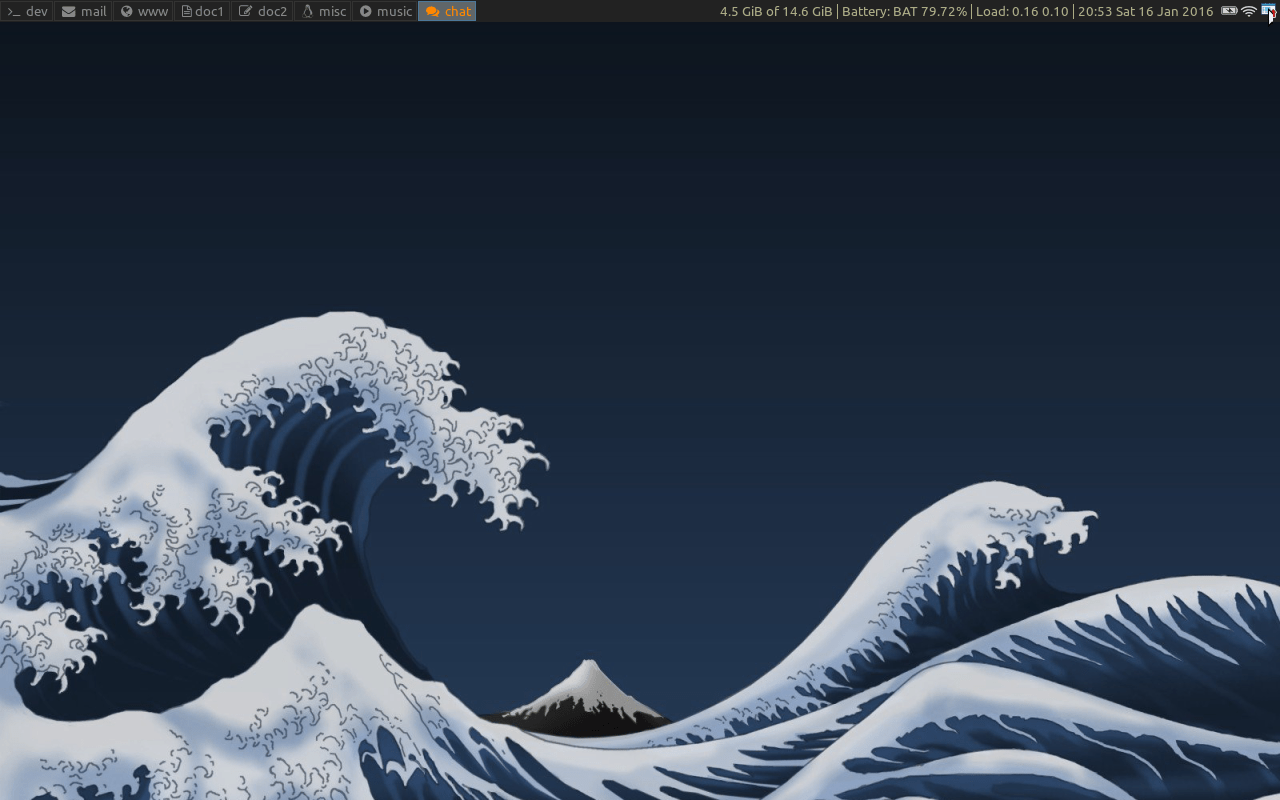 1280x800 A menu launcher for i3