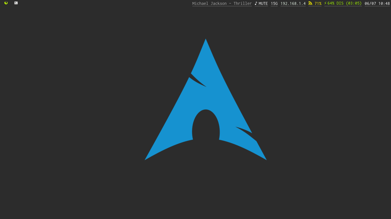 1366x768 GitHub I3 Config: My I3 Config