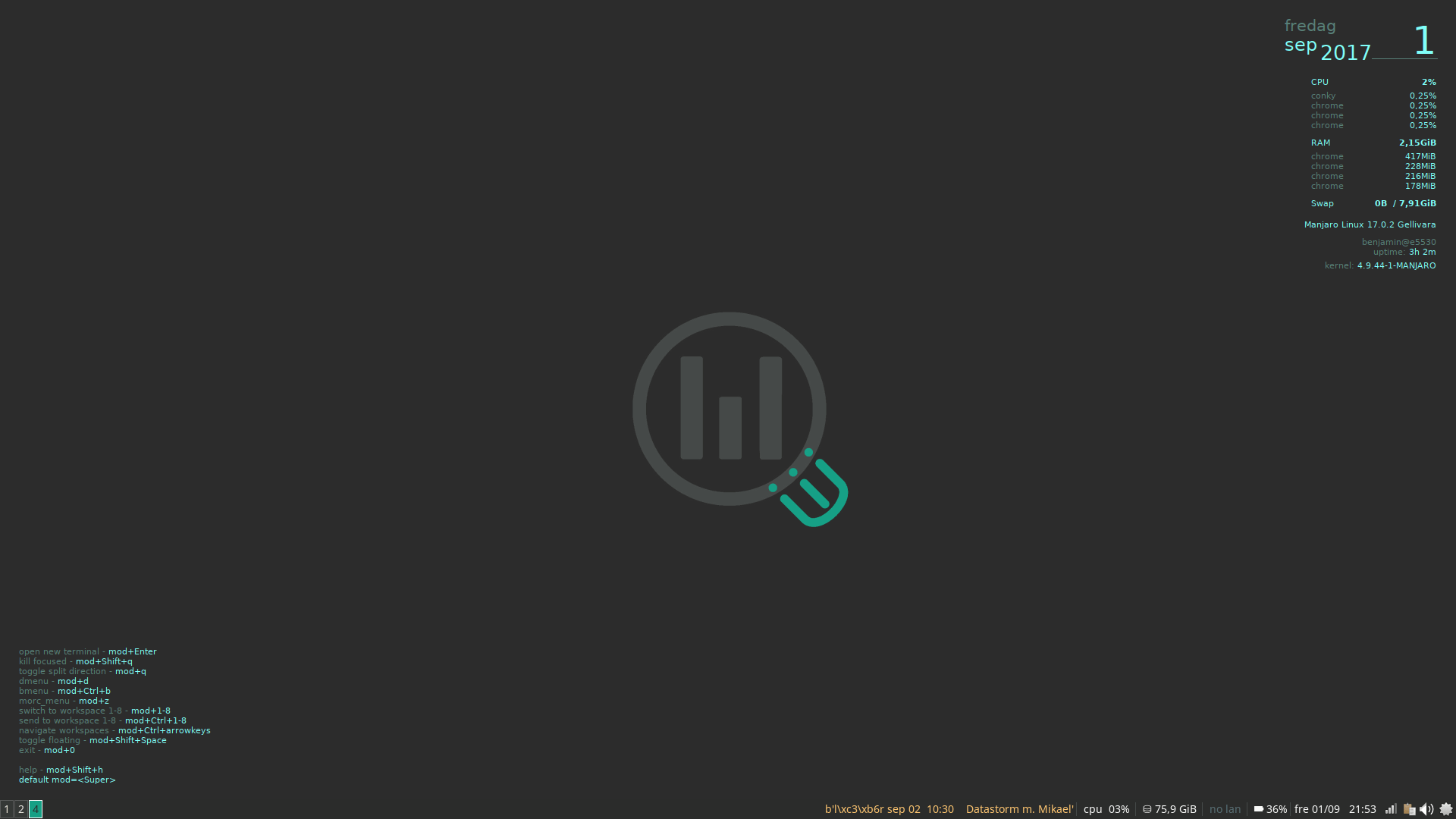 1920x1080 Manjaro desktop background script & Linux Stack Exchange