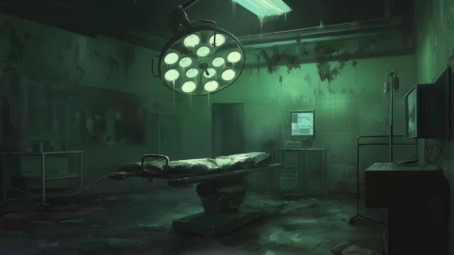 1536x864 Creepy Operating Room Desktop Wallpaper