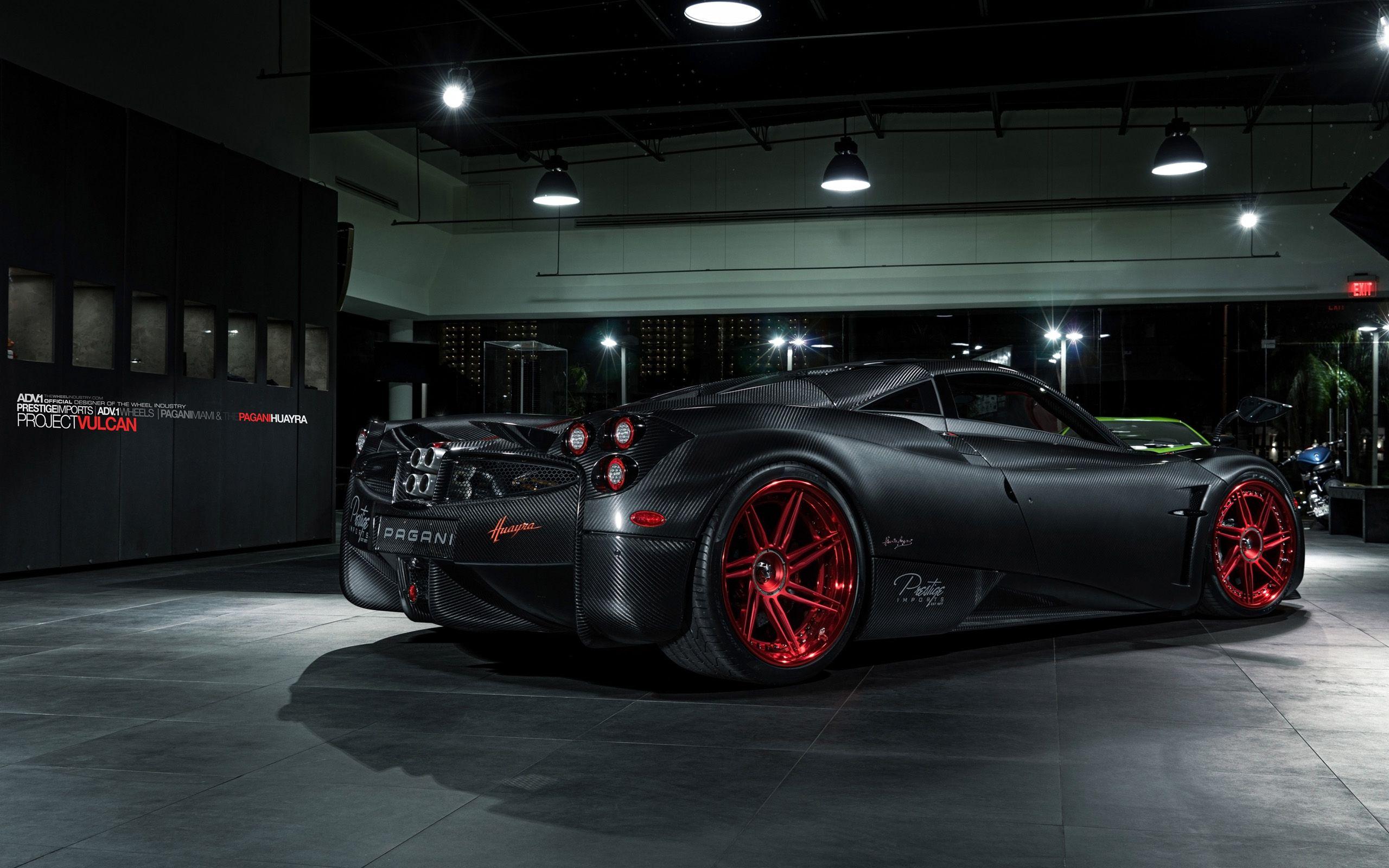 2560x1600 ADV1 Wheels Pagani Huayra Rear Wallpaper. HD Car Wallpaper
