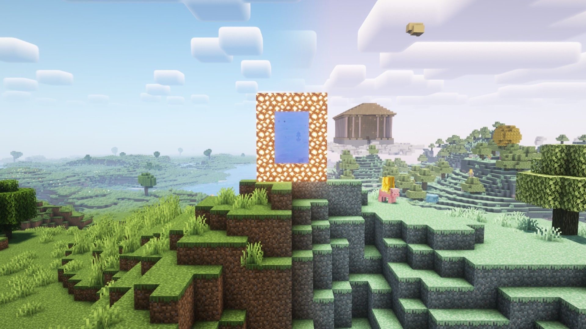 1920x1080 The Aether mod has been updated for modern versions