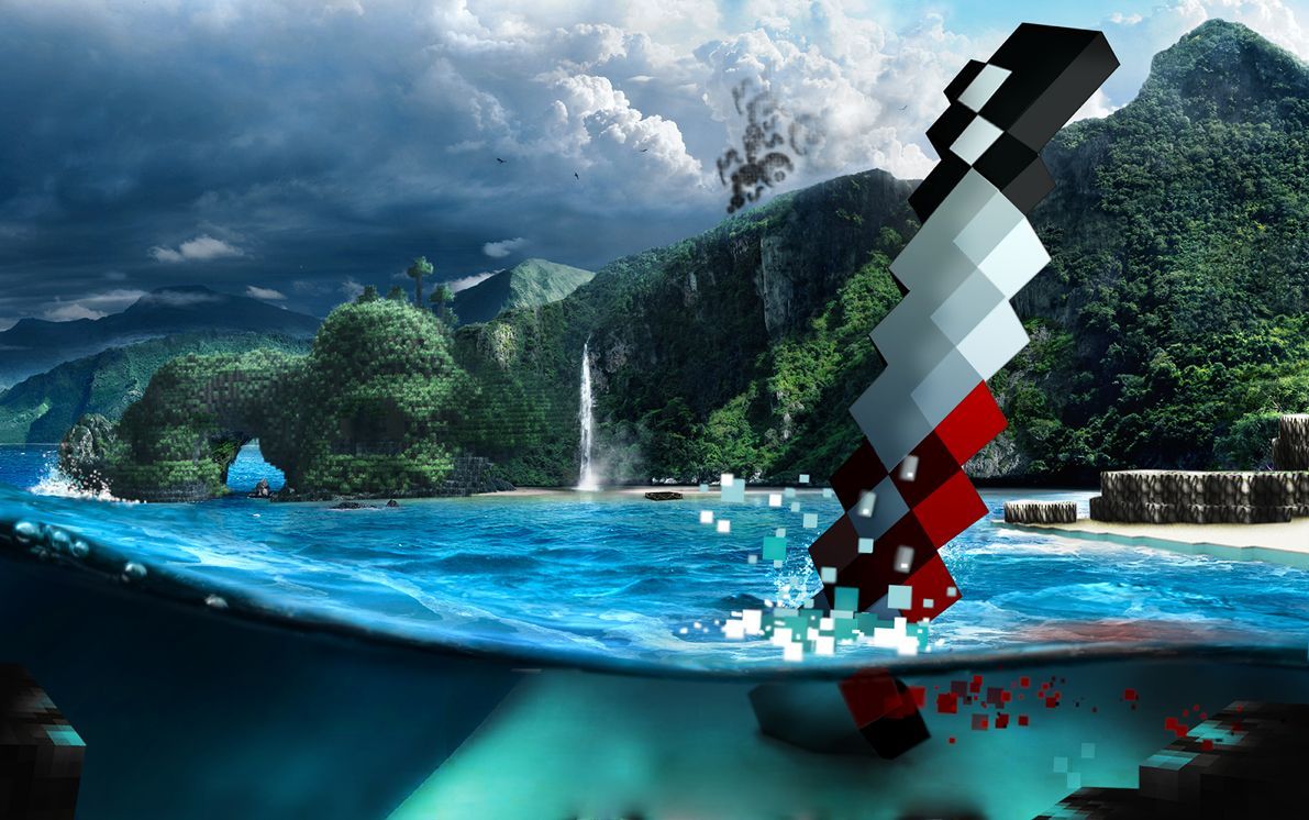 1191x746 Far Cry 3 mod makes Minecraft even more awesome