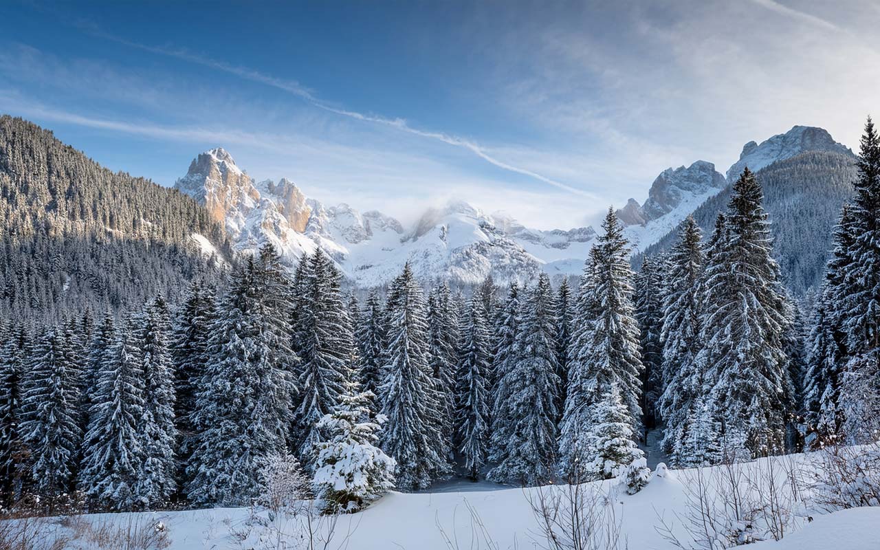 1280x800 Free Ice and Snow Background Image