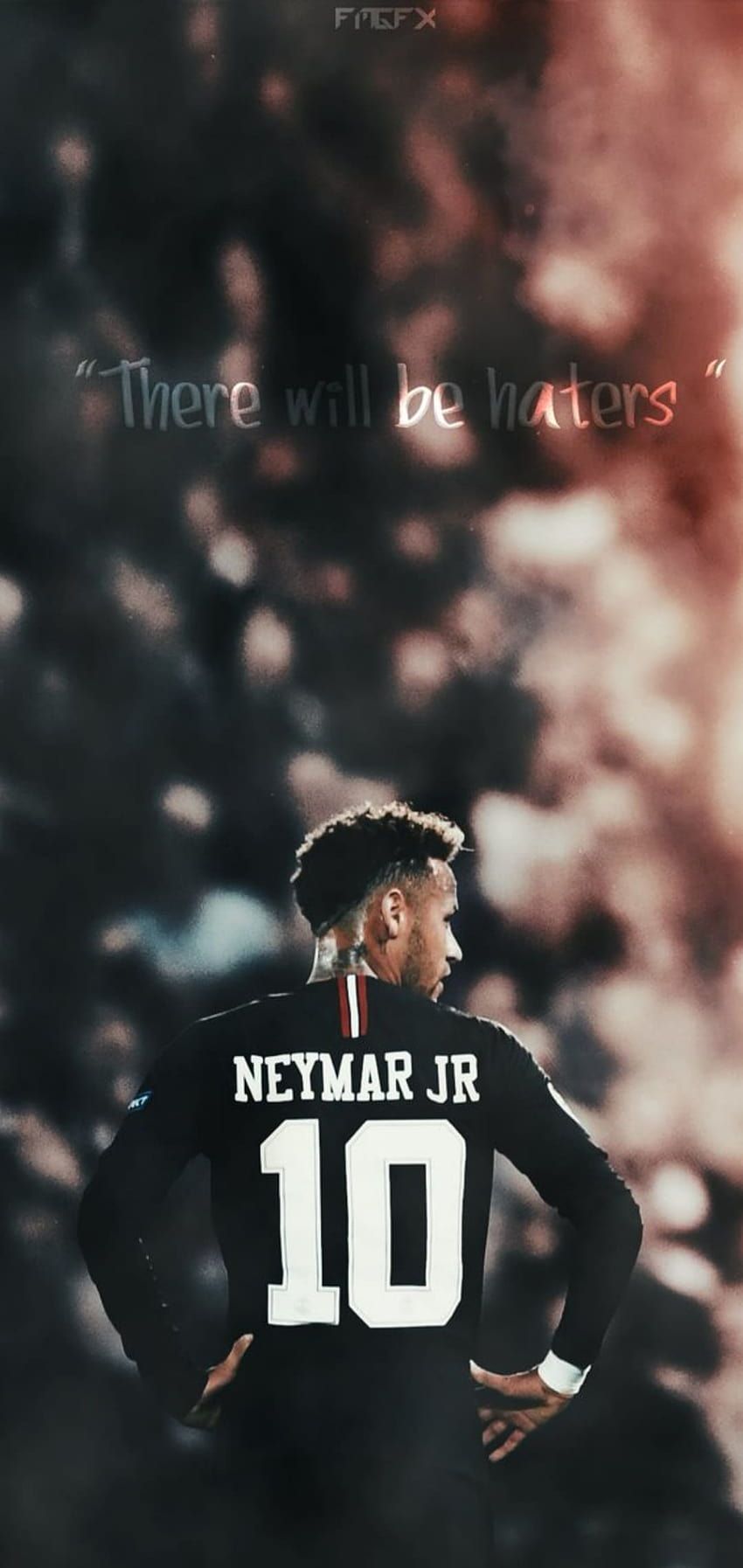850x1794 Neymar black HD phone wallpaper