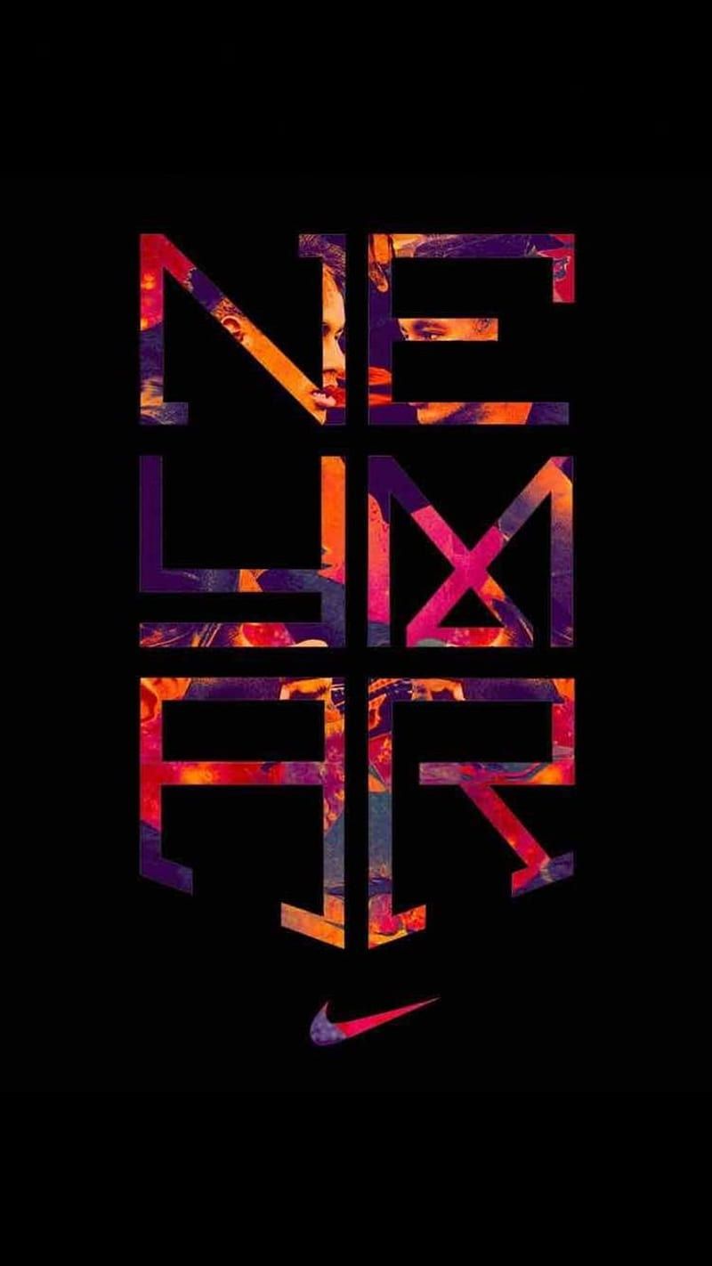800x1422 NEYMAR, android, awesome, background, cool, dark, football, iphone, writing, HD phone wallpaper