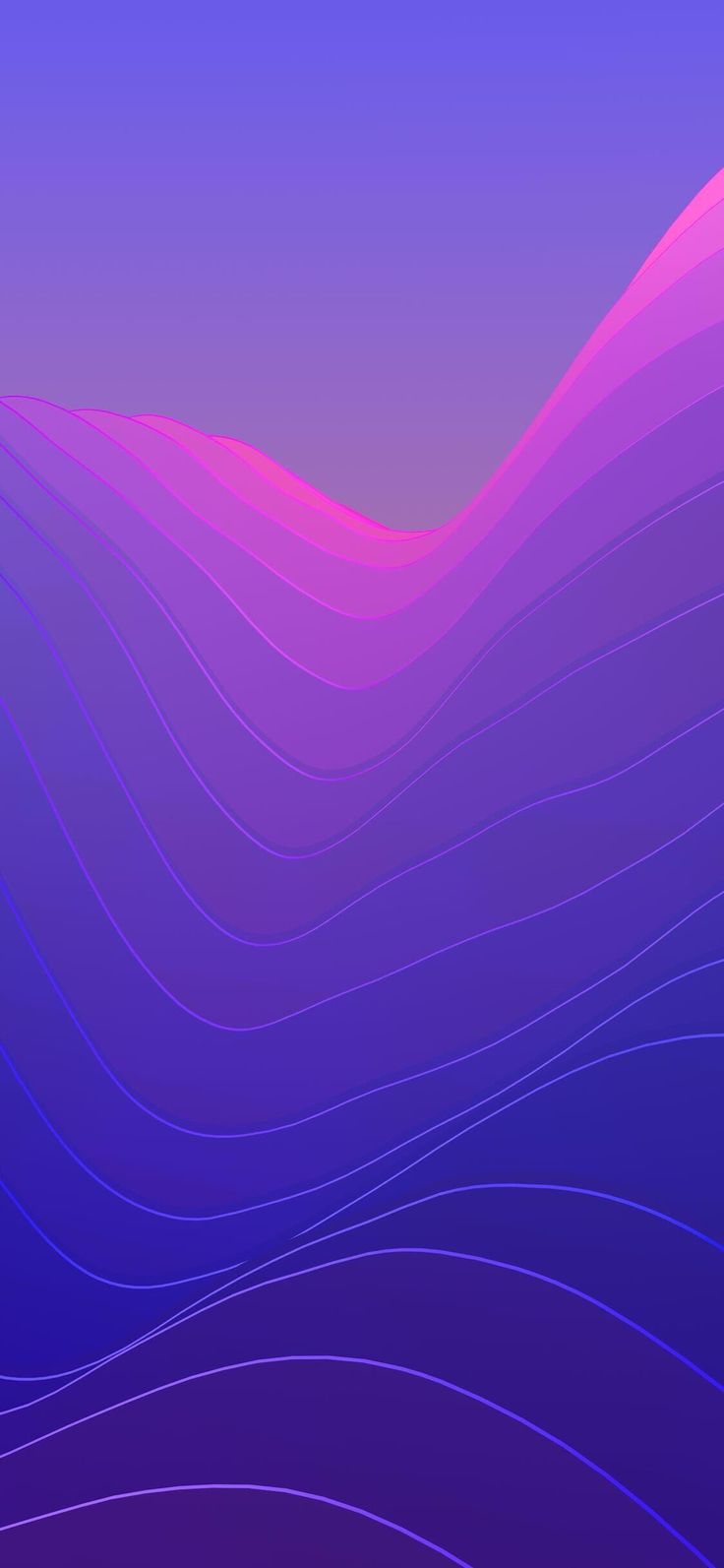 736x1593 iOS iPhone X, purple, blue, clean, simple, abstract, apple, wallpaper, iphone clean, beauty, colour, iOS, minimal