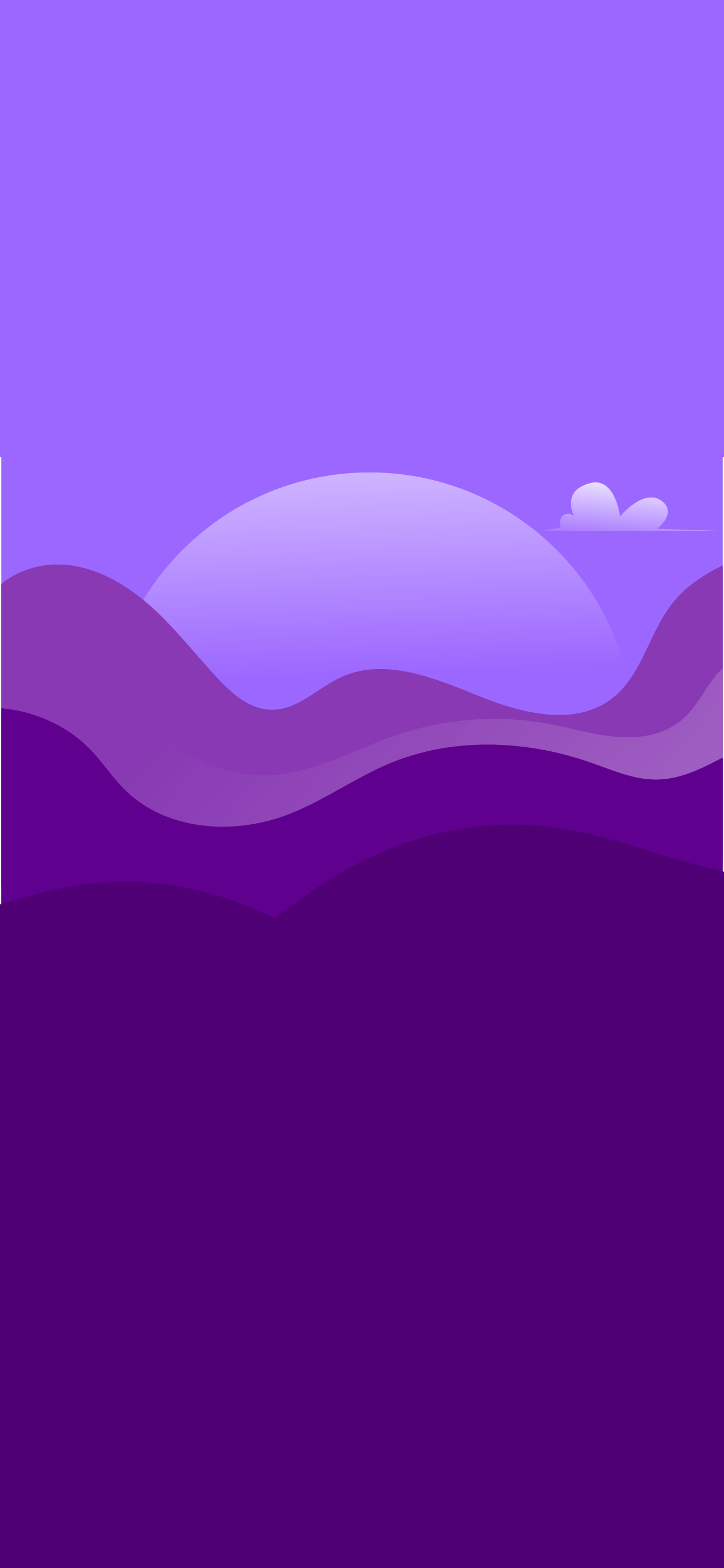 1242x2688 Wallpaper purple landscape clean