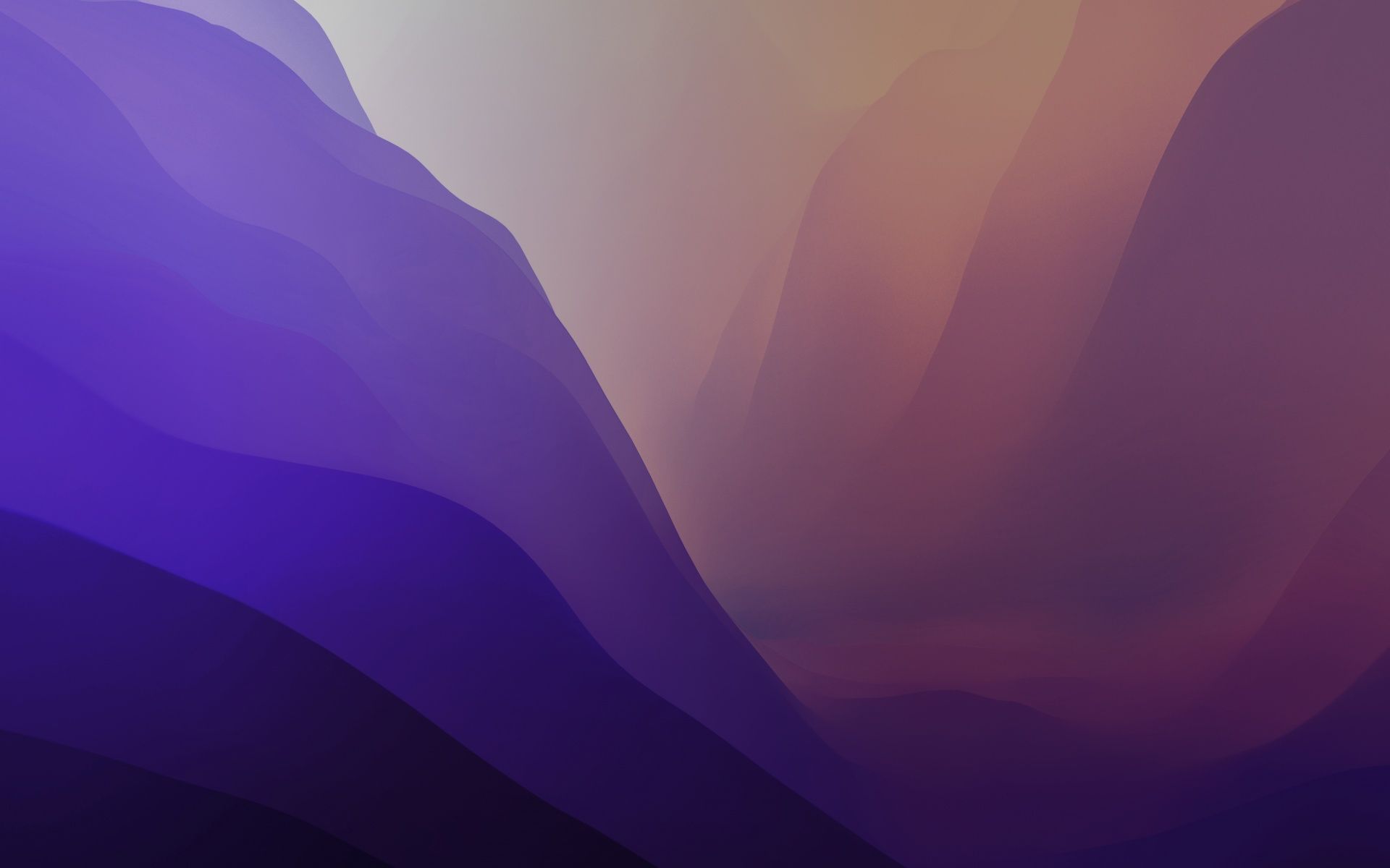 1920x1200 macOS Monterey Wallpaper 4K, Purple, Stock, Light, Layers, 5K