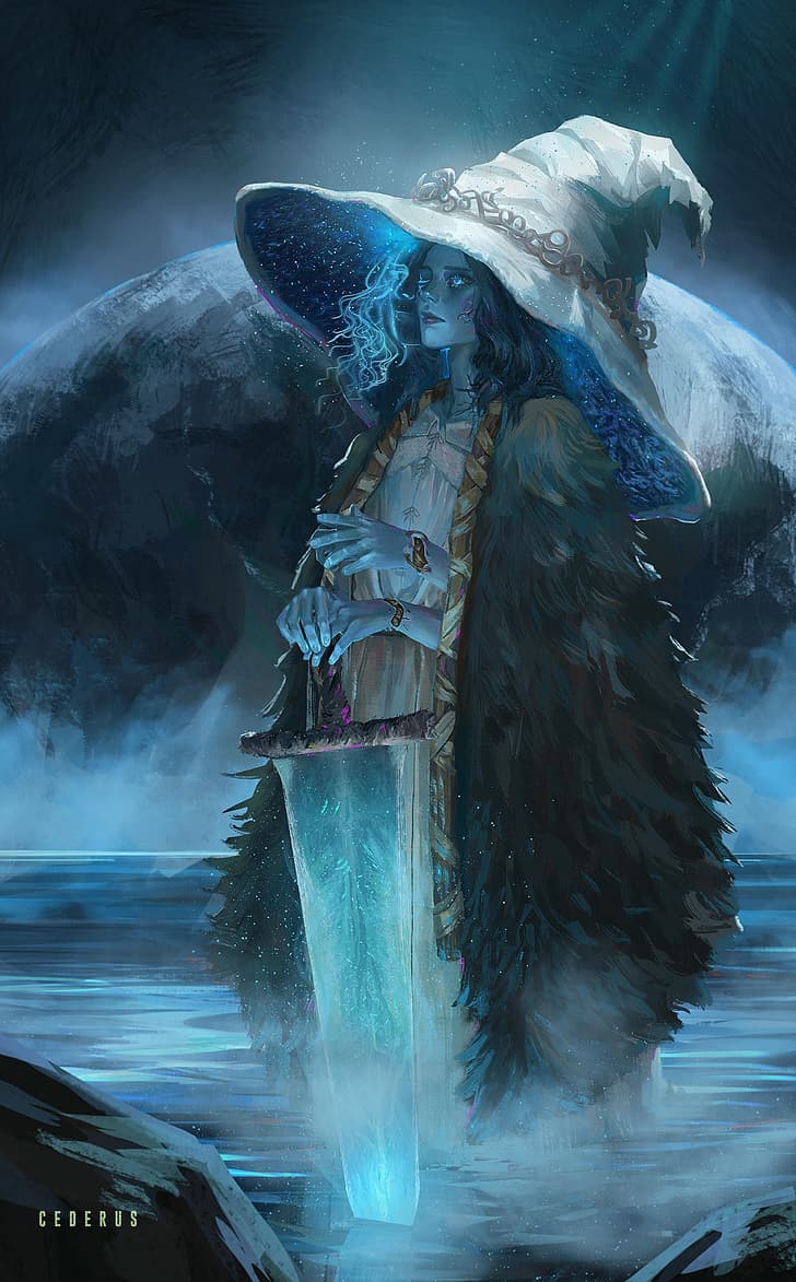 728x1173 HD wallpaper: Ranni (Elden Ring)