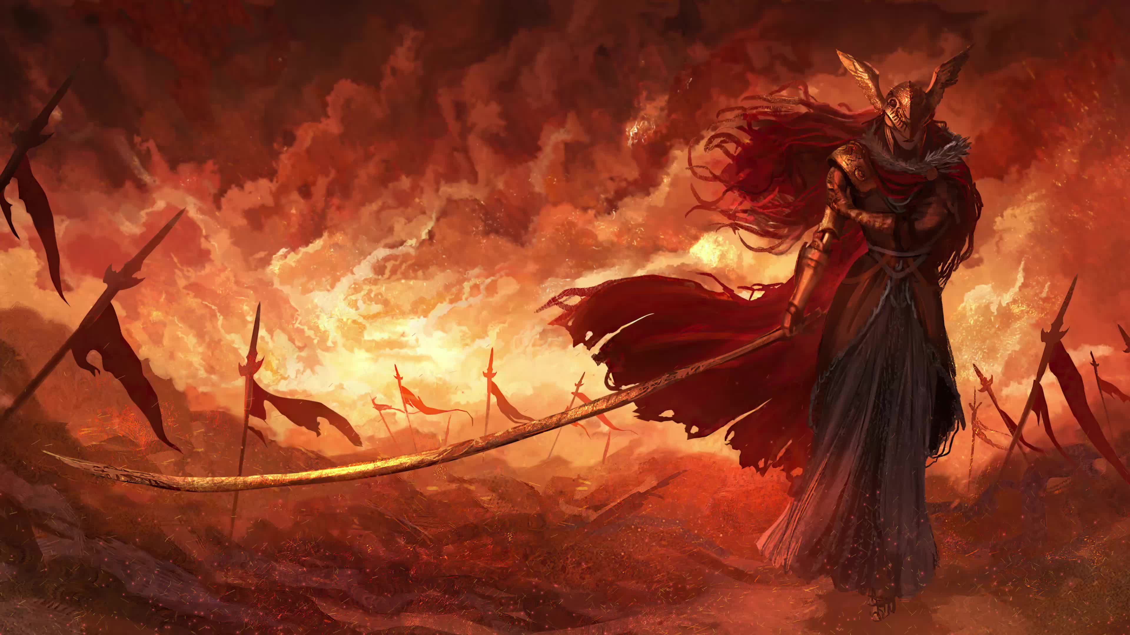 3840x2160 PC Desktop Elden Ring Malenia Blade Of Miquella 4k Live Wallpaper