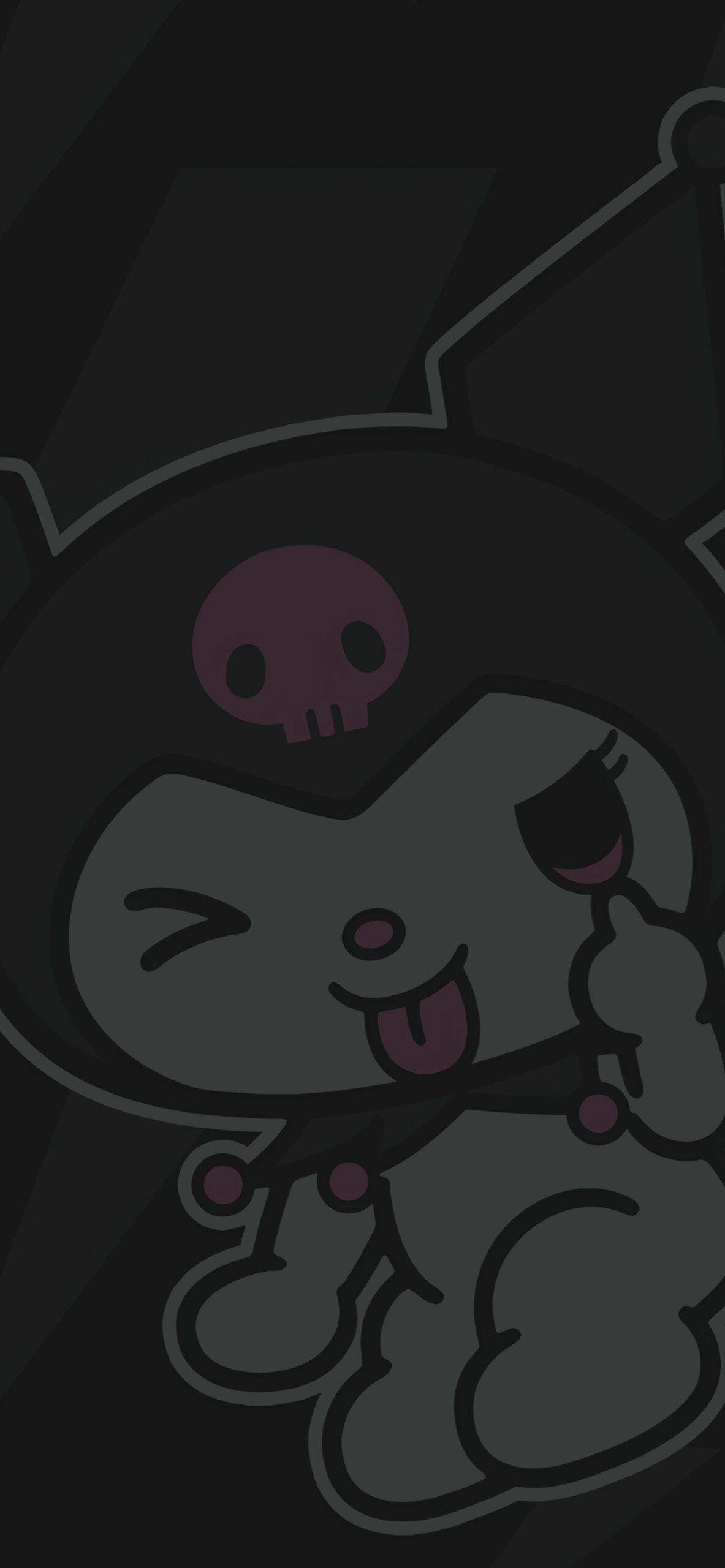 1183x2560 Kawaii Kuromi Sanrio Wallpaper Characters Wallpaper HD