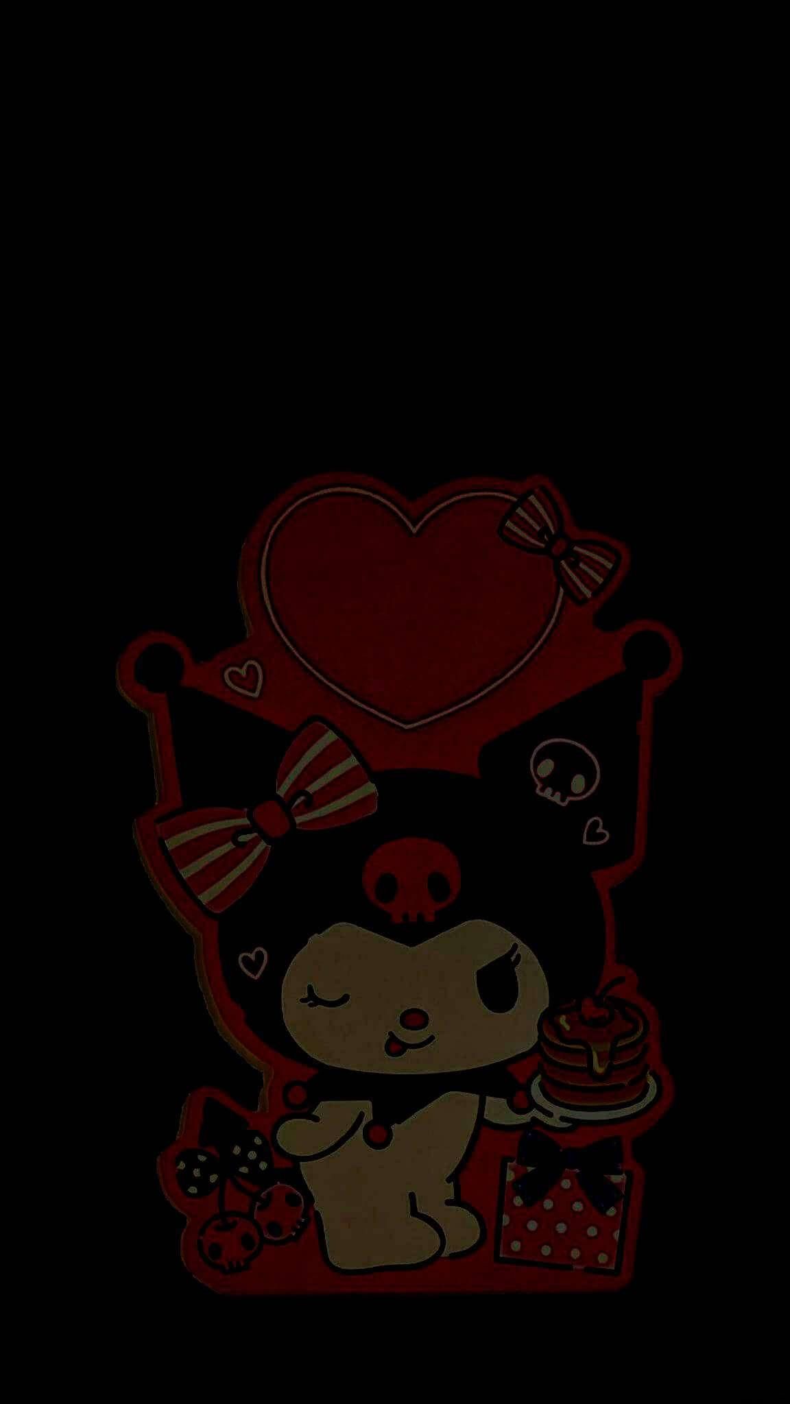 1152x2048 Kuromi Phone Wallpaper