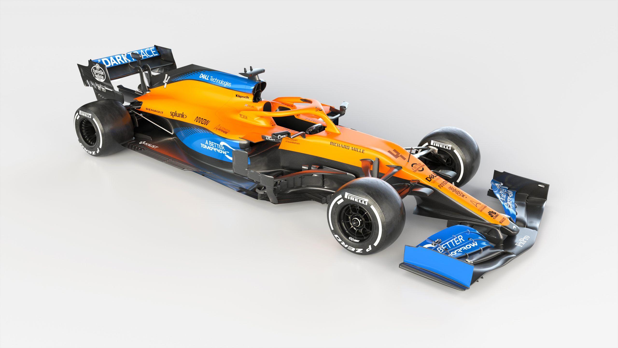 2560x1440 McLaren MCL35 F1 Car Launch Picture. F1