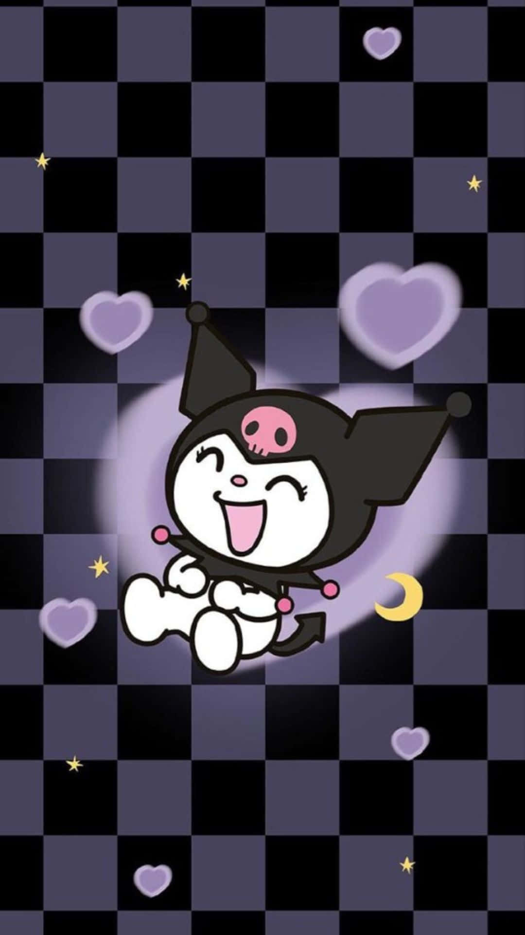 1080x1920 Download Kuromi Pattern Wallpaper