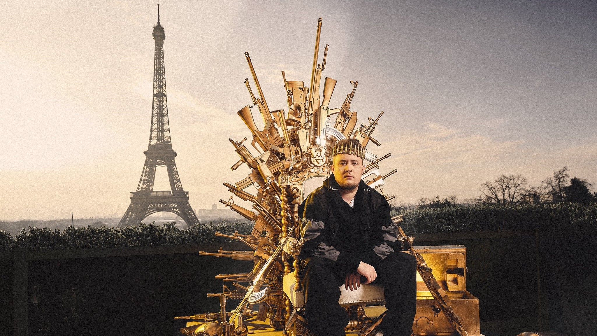2048x1152 French Counter Strike Team Re Sign Star French Player, Celebrate By Sticking Him On A Golden Gun Throne In Front Of The Eiffel Tower Because They're French
