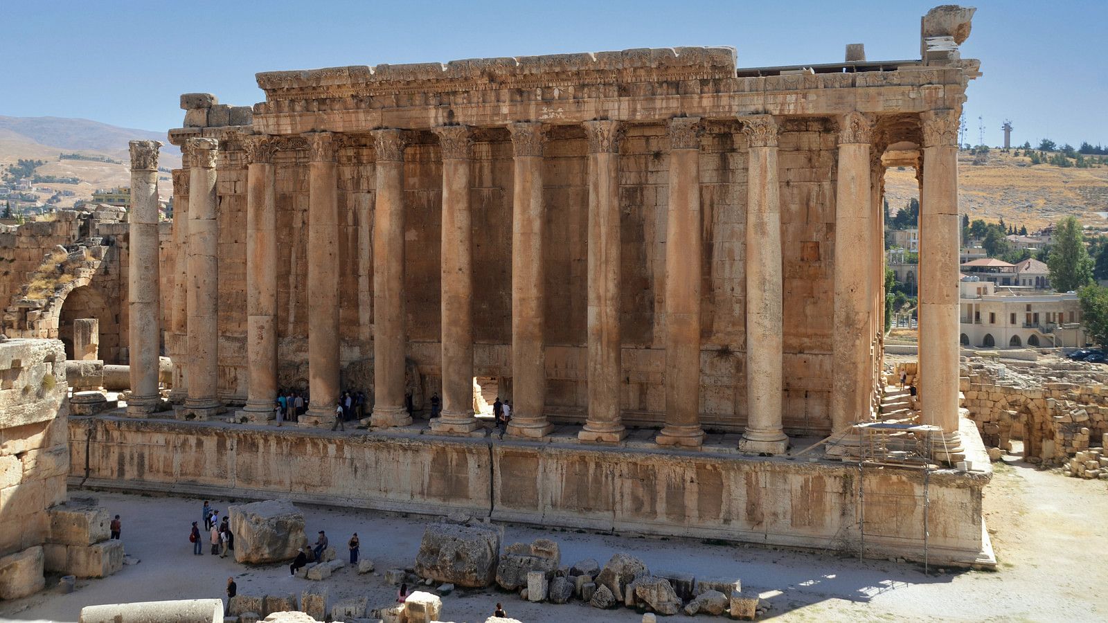 1600x900 Temple of Bacchus, Baalbek History Encyclopedia