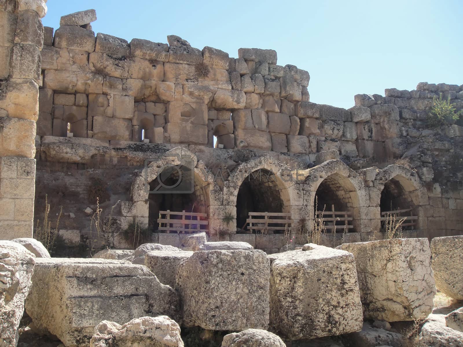 1600x1200 Baalbek ruins morning time by LesM Vectors & Illustrations with Unlimited Downloads