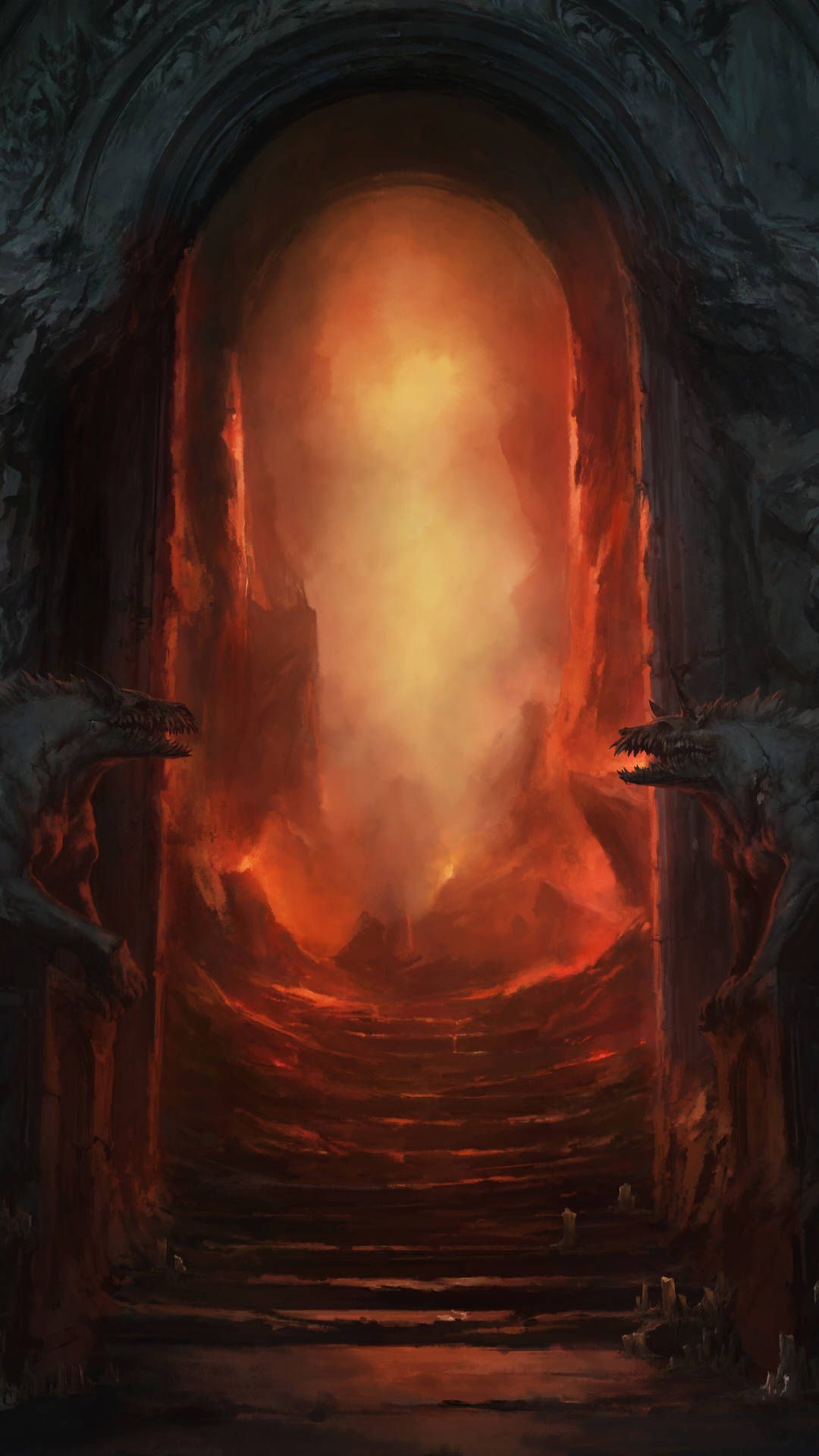 1080x1920 Download Welcome to Hell Place of Punishment Wallpaper