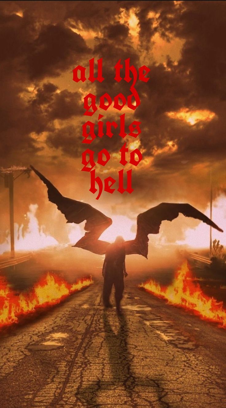 736x1327 Billie eilish all the good girls go to hell wallpaper